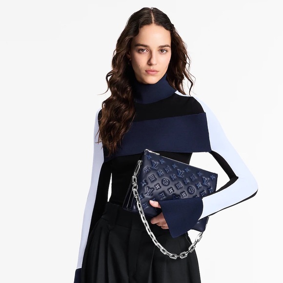 NEW Louis Vuitton Coussin PM Navy M21282 - Picture 11 of 16